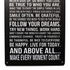 ARTCLUB Find a Passion and Pursue It Life Fall In Love Dream Big Inspirational Metal Tin Sign, Fun Saying Art Poster Plaque Home Wall Decor view 3