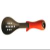 Uniware Professional Non-stick Kitchen Gadgets with Weighted Handle and Integrated Tool Rests (Slotted Spoon, Red) view 1
