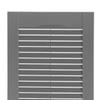 Exterior Solutions Standard Louver Exterior Vinyl Shutter, Paintable (Pair), 15 Inch x 51 Inch view 2