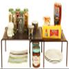 Deco Brothers Expandable Cabinet Shelf Organizer for Kitchen Cabinet and Counter, Bronze view 4