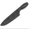 Culina 8-Inch Nonstick Carbon Steel Sushi Knife with Sheath, Black view 4