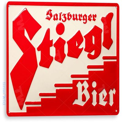 Tinworld Tin Sign: Stiegl Bier Store Pub Brew Beer Metal Sign Decor Liquor Shop Bar Pub Cave A622