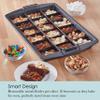 Chicago Metallic Professional Slice Solutions Brownie Pan, 9-Inch-by-13-Inch - , Dark Gray view 2