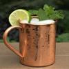 Copper Mules PURE Copper Mug RAW Copper Interior Ideal for Ayurvedic Health Benefits and Moscow Mules - Straight Smooth Finish - Authentic and Strong Riveited Handle - Holds 16oz view 4