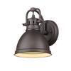 Golden Lighting 3602-BA1 RBZ Duncan Bath Fixture, 1 Light, Rubbed Bronze view 1