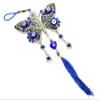 Turkish Blue Evil Eye (Nazar) 5" Butterfly Amulet Wall Hanging Home Decor Protection Blessing Housewarming Birthday Gift view 1