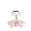 Yair Emanuel Kiddush Fountain set Hammered 8 Cups for Sharing 1 Main Cup Colorful Anodized Aluminum Rings Judaica Gift view 4