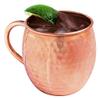 Hammered Copper Barrel Mug for Moscow Mules Size 16 Oz Set Of-2 by CGP view 2