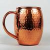 Hammered Copper Barrel Mug for Moscow Mules Size 16 Oz Set Of-2 by CGP view 3