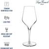 Luigi Bormioli Supremo Red Wine Glasses Set of 2  15.25 oz Stemware for Sangiovese & Pinot Grigio - Crystal Drinking Glasses for Dining, Entertaining & Home Bar Use & Table Settings view 3