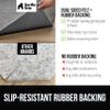 GORILLA GRIP Felt with Rubber Stay in Place Slip Resistant Rug Pad, 1/4 inch Thick, 2x4 FT Protective Padding Under Area Rugs, Cushioned Gripper Pads, Carpet Runners, Hardwood Floors Protection view 3
