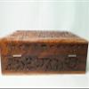 IndiaArts Wooden Box 6x10x2.5 inch, Hand Carved Flowers & Vines Design view 3