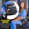 Nursingtools Kangapak Nurse Fanny Pack Multi Compartment Waist Organizer Tool Bag for Students, Practitioners & Medical Professionals (Seal Gray) view 3