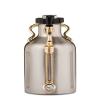 GrowlerWerks uKeg Carbonated Growler-Great Gift for Beer Lovers, 64 oz, Stainless Steel view 2