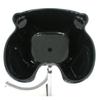 JungleA Salon Basin for washing hair drain portable deep bowl basin shampoo sink height adjustable black view 3