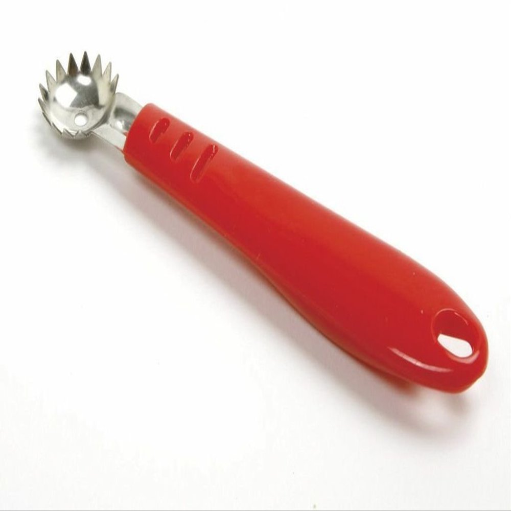 Norpro Stainless Steel Strawberry/Tomato Corer w/Plastic Handle (Pack of 2)