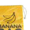 KitchenCraft Banana Reusable Storage Bag, Fridge Fruit Bag, Polyester, 38 x 28 cm, Yellow view 3