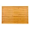 Restaurantware 14 Inch x 9.5 Inch Wood Coffee Table Tray 1 Solid Wood Ottoman Tray - Rectangle Serve Breakfast Pastries Or Snacks Bamboo Serving Tray For Bakeries And Home Decor view 2