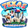 Texas State Montage Wood Fridge Magnet 2 view 1