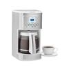 Cuisinart 14-Cup Coffee Maker, Programmable PerfecTemp Glass Carafe Coffee Machine with 1-4 Cup Setting, Brew Strength Control and Brew Pause, Stainless Steel, DCC-3200WNAS, White view 2