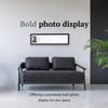 Creative Picture Frames 8 Opening Glass Face Black Picture Frame To Hold 5 By 7 Inch Photographs Including 10X40-Inch White Mat Collage view 2