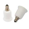 E-Simpo 15pcs E12 to E26/e27 Adapter Candelabra Base E12 to E26/e27 Standard Lamp Base Converter, Converts Chandelier Socket (E12) to Medium Socket (E26/e27) (15) view 3