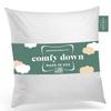 ComfyDown 24X24 Decorative Throw Pillow Insert, Down and Feathers Fill, 100% Cotton Cover 233 Thread Count, Square Pillow Insert - Made in USA view 1