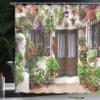 Ambesonne Spanish House Print Polyester Fabric Shower Curtain view 3