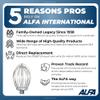 Alfa 20-VW Value "D" Wire Whip 20 quart aluminum base with stainless wires repla view 2