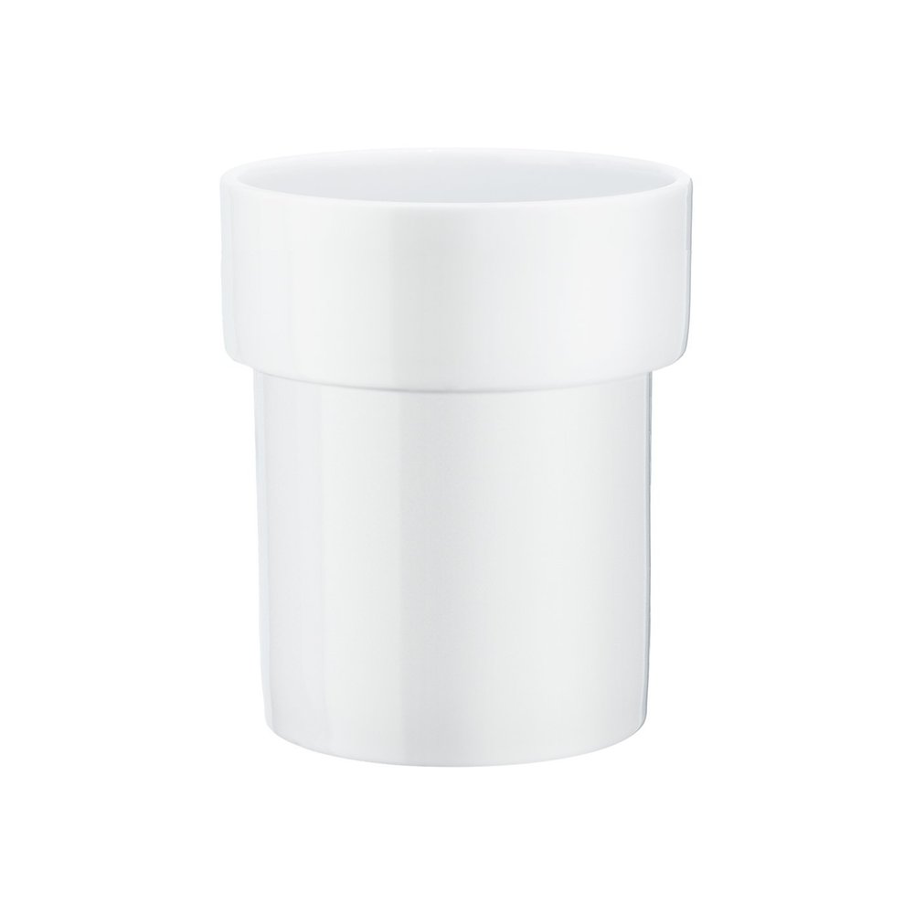 Smedbo O349 Porcelain Container Tumbler, White