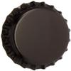 144 Oxygen Absorbing Beer Bottle Caps, 26mm US Standard size Pry-off Black Crown Caps for Homebrew, PVC Free Caps for Beer Bottles view 1