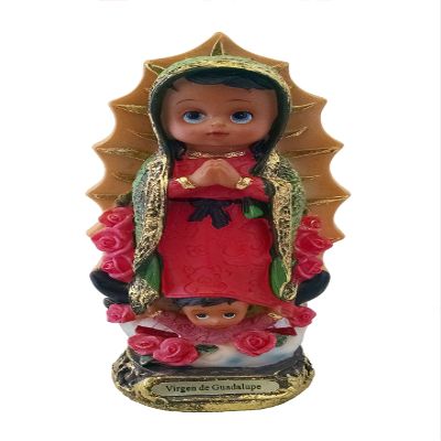 8" Our Lady Of Guadalupe Statue Virgin Mary Catholic Virgen Maria De Baby Kids