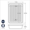 Nordic Ware Prism Baking 9 x 13 Pan, Natural view 3