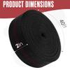 Houseables Chair Webbing, Upholstery Webbing, Replacement Straps for Lawn Chairs, Couch Elastic, Upholstery Strapping, Kit for Furniture Repair, Support, Sofa, Dining Seat, Belt, 2 Inch, 40 Foot Roll view 2
