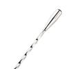 12 Inches Stainless Steel Bar Spoon, Bartender Cocktail Shaker Cocktail Mixing Spoon,Spiral Pattern view 2