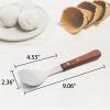 Aspire Stainless Steel Ice Cream Scoop, Ice Cream Spade Scooper, with Wood Handle, Kitchen Tool for Dessert Spade & Hard Ice view 2