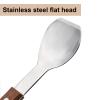 Aspire Stainless Steel Ice Cream Scoop, Ice Cream Spade Scooper, with Wood Handle, Kitchen Tool for Dessert Spade & Hard Ice view 3