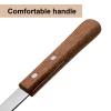 Aspire Stainless Steel Ice Cream Scoop, Ice Cream Spade Scooper, with Wood Handle, Kitchen Tool for Dessert Spade & Hard Ice view 4