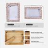 Handicrafts Home 4x6 Picture Frame Mother of Pearl Collection, Handcrafted Photo Frame, Small Picture Frame for Living Room, Wall Decor, Office Desk Decor, Vintage Picture Frames, Gift for her, Thanksgiving gift for friends & Family view 2