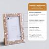 Handicrafts Home 4x6 Picture Frame Mother of Pearl Collection, Handcrafted Photo Frame, Small Picture Frame for Living Room, Wall Decor, Office Desk Decor, Vintage Picture Frames, Gift for her, Thanksgiving gift for friends & Family view 4
