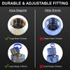 Aqua Elegante Low Water Pressure Shower Heads - Best High Pressure Boosting Wall Mount Showerhead - Indoor And Outdoor Modern Bath Spa Head, 2.5 GPM - Polished Brass view 4